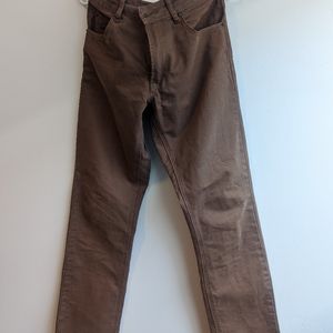 Bulletprufe brown denim jeans, 32W 34L